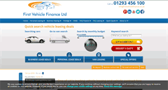 Desktop Screenshot of firstvehiclefinance.co.uk